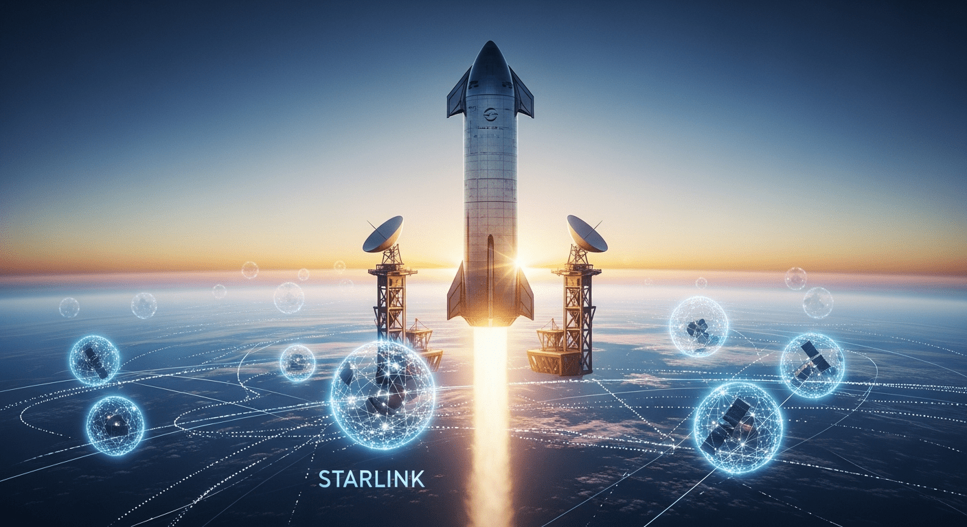 SpaceX Starlink satellite internet expansion A Trillion-Dollar Valuation and the Reality Gap