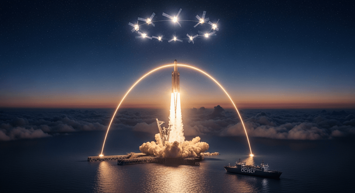 **SpaceX Resumes Starlink Launches Post-Anomaly: Falcon 9 Deploys 25 Satellites, Signals Unyielding Megaconstellation Momentum** - OrbiMars