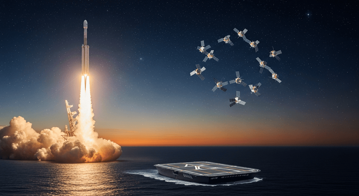 **Starlink Launch Resumes Post-Anomaly: SpaceX Deploys 25 Satellites, Boosts Constellation to 9,600+ Amid FAA Clearance** - OrbiMars