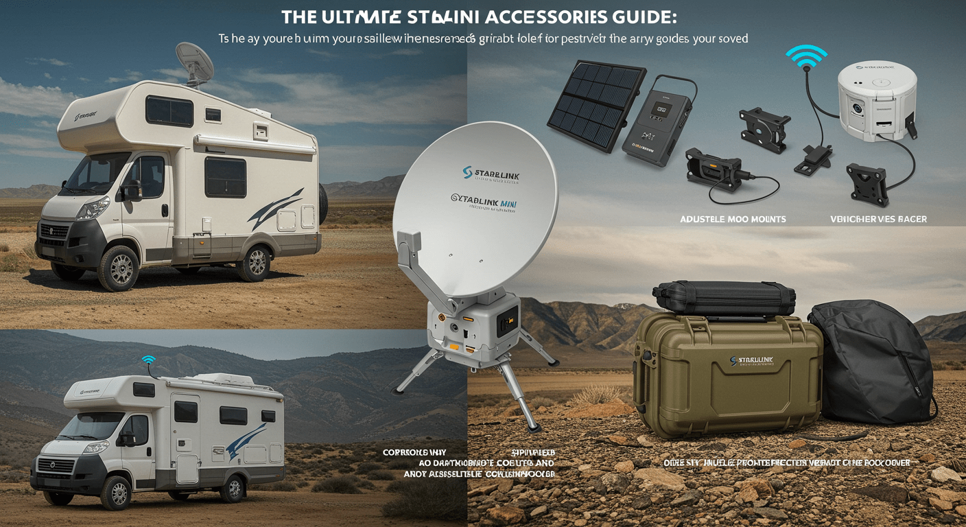 The Ultimate Starlink Mini Accessories Guide: Power, Mounts, and Protection for the Road - OrbiMars