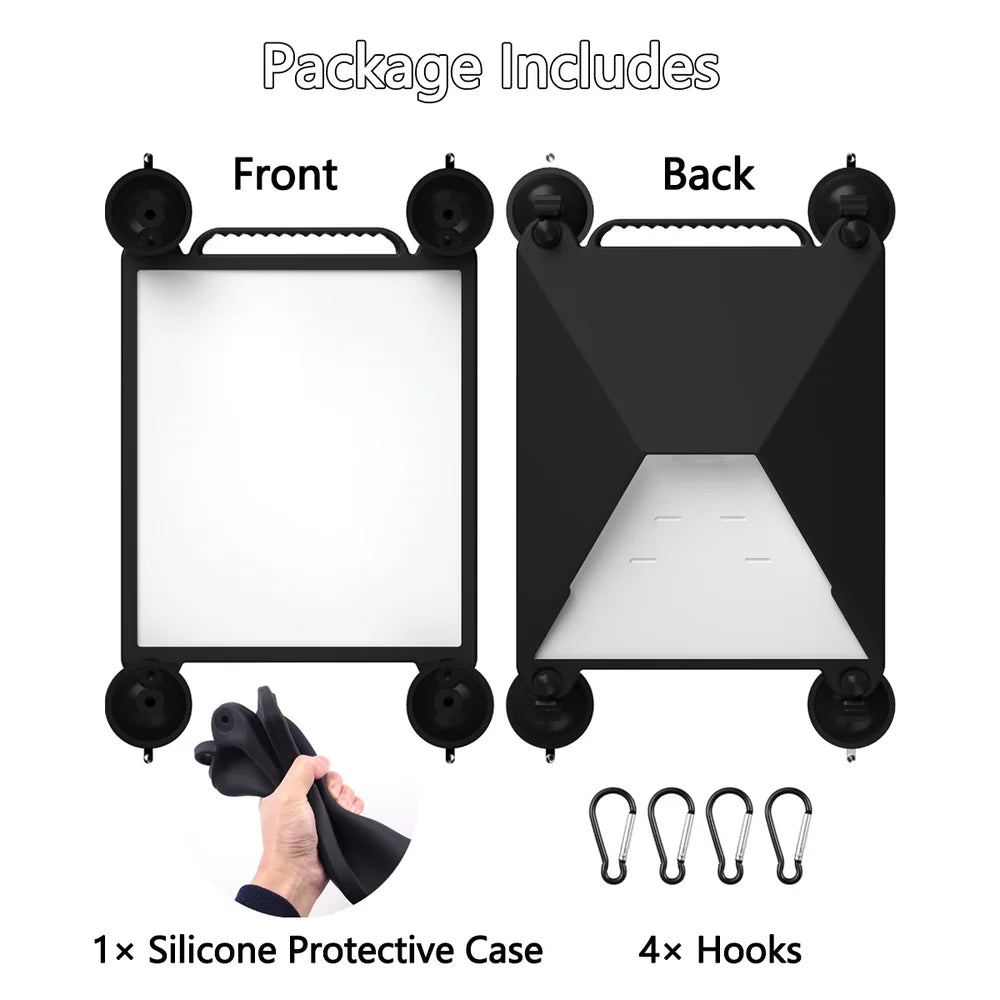 2 - in - 1 Silicone Protective Case & Suction Cup Roof Mount for Starlink Mini - OrbiMars