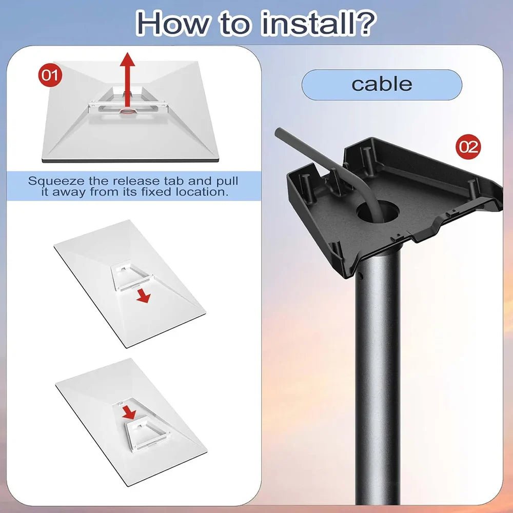 360° Adjustable Wall & Roof Mount Kit for Starlink Gen 3 - OrbiMars