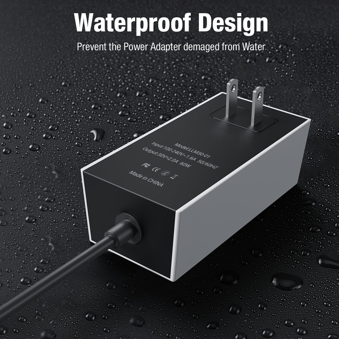 60W AC to DC Power Supply Adapter for Starlink Mini - OrbiMars