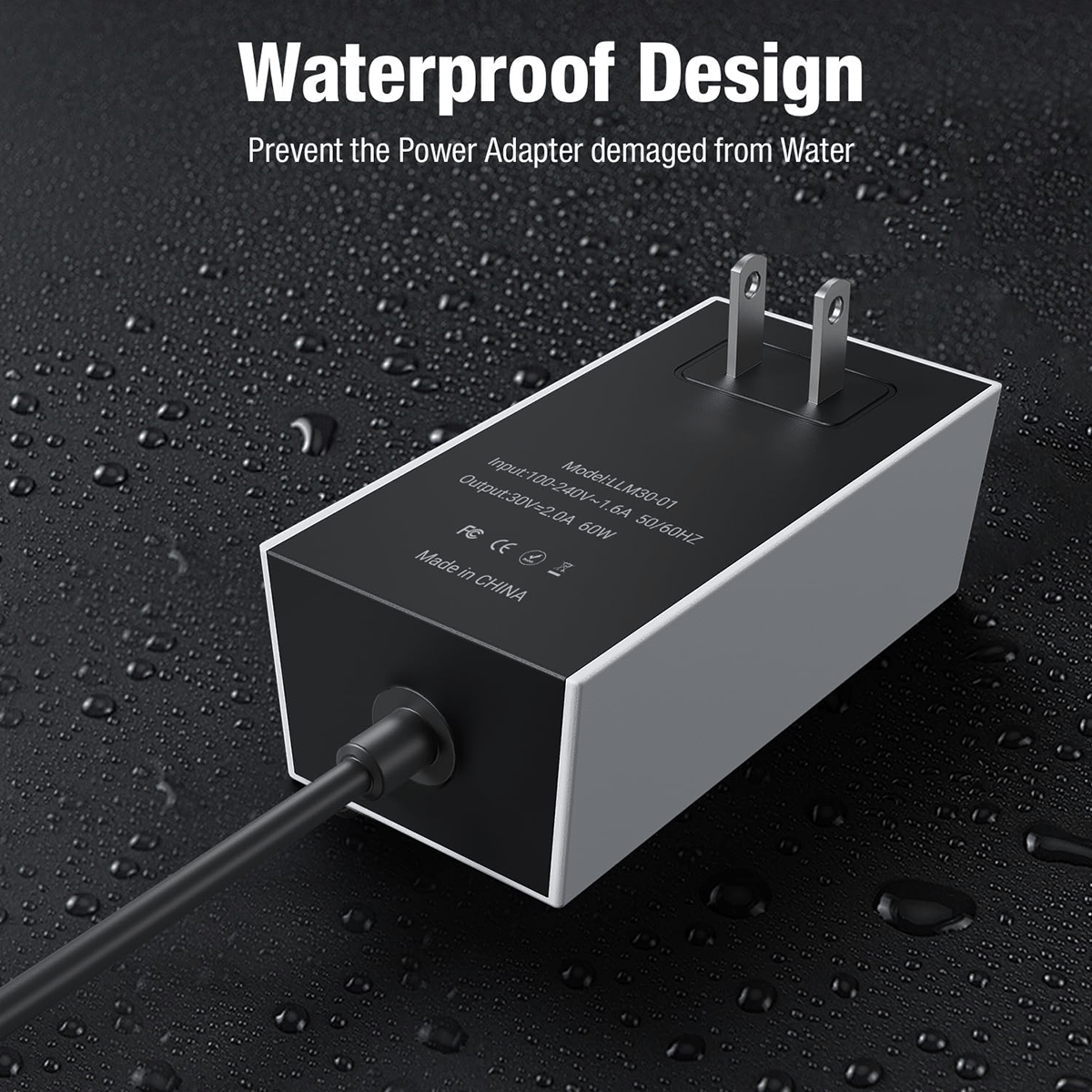 60W AC to DC Power Supply Adapter for Starlink Mini - OrbiMars