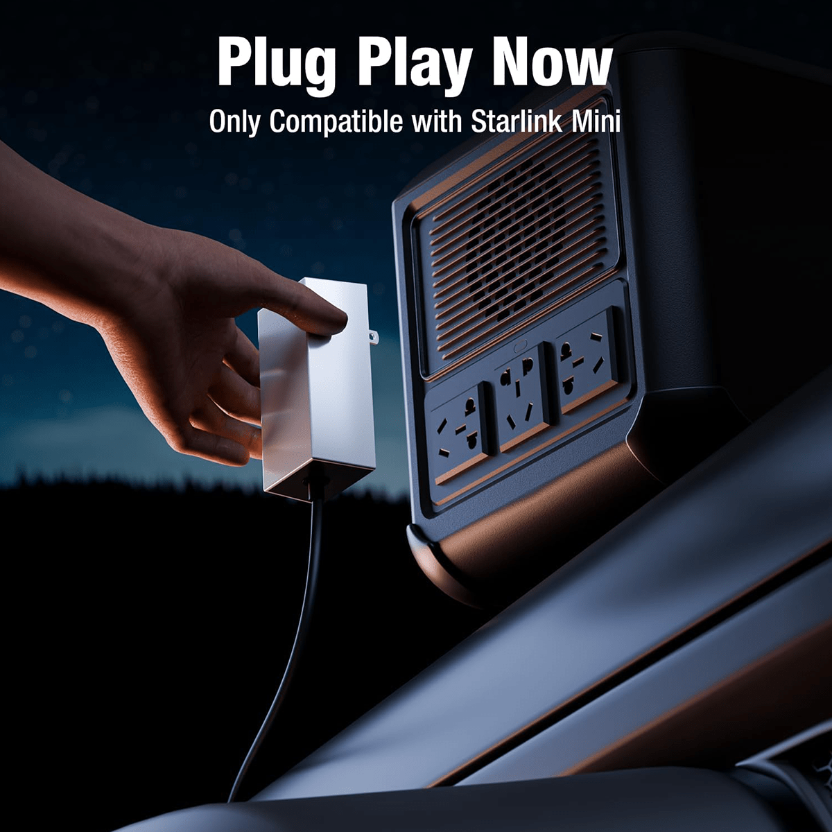 60W AC to DC Power Supply Adapter for Starlink Mini - OrbiMars