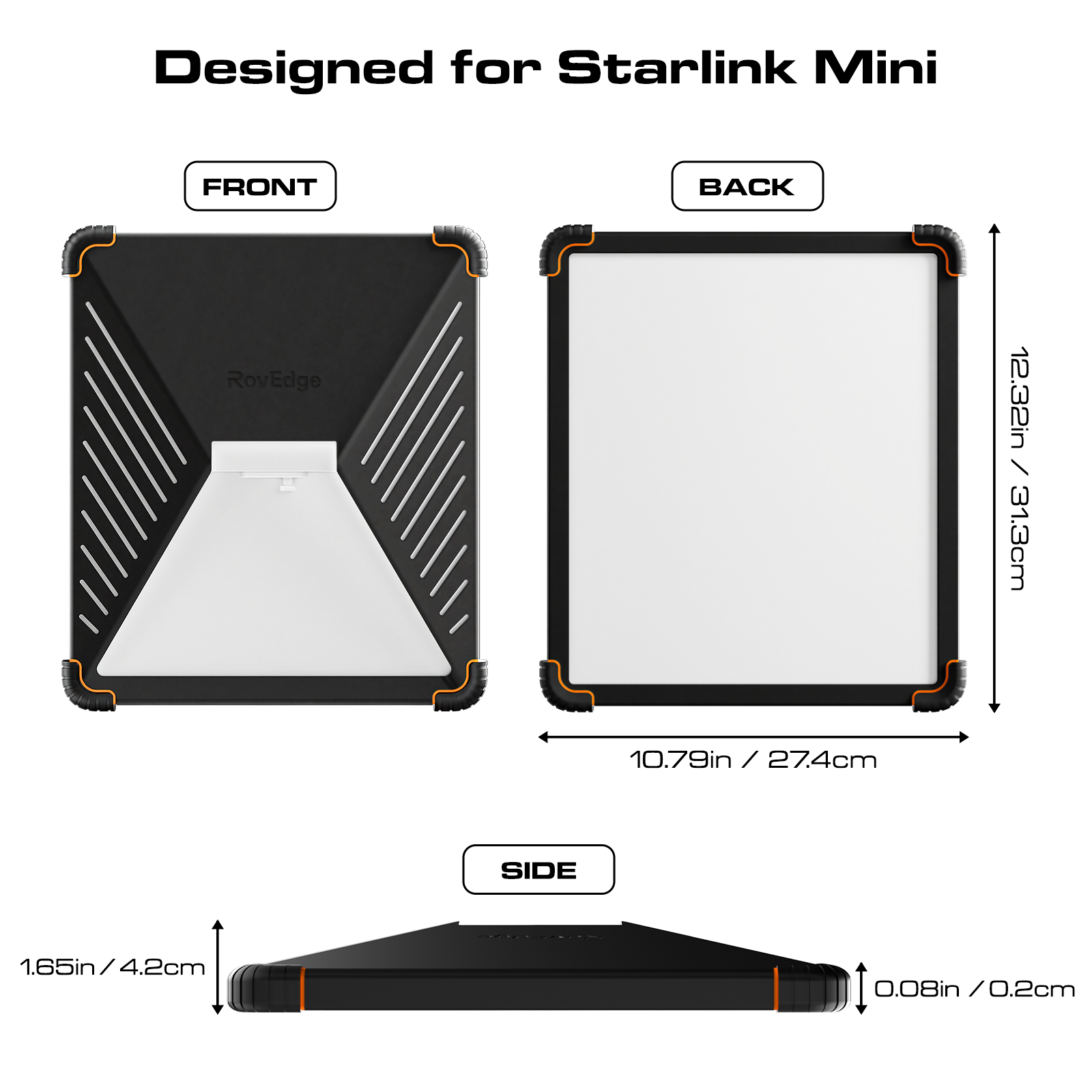 Starlink Mini R-Foot Armor Case | RovEdge