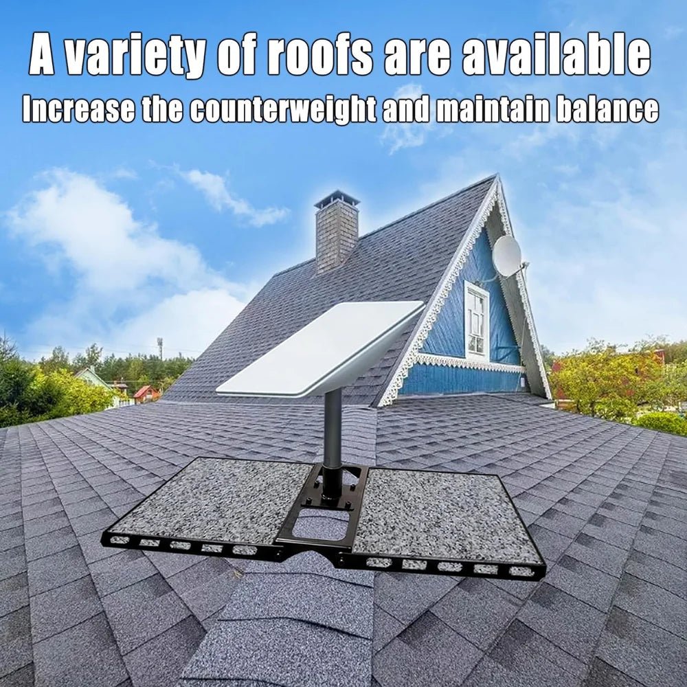 Adjustable Roof Ridge Mount for Starlink Gen 2 Satellite Dish - OrbiMars