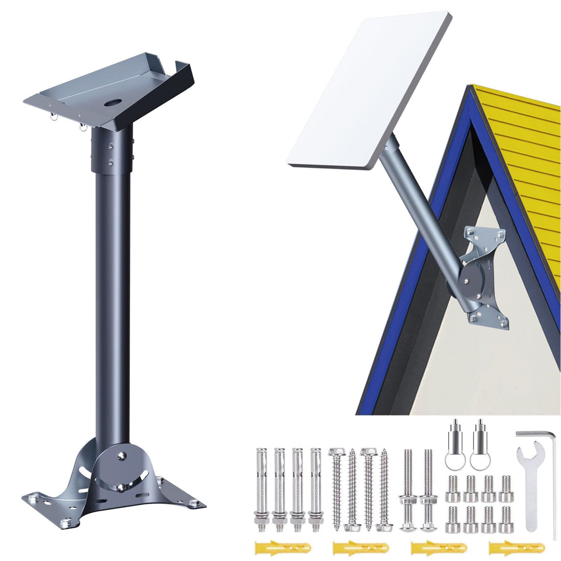 Adjustable Roof Wall Mount Kit V4 for Starlink Gen3 - OrbiMars