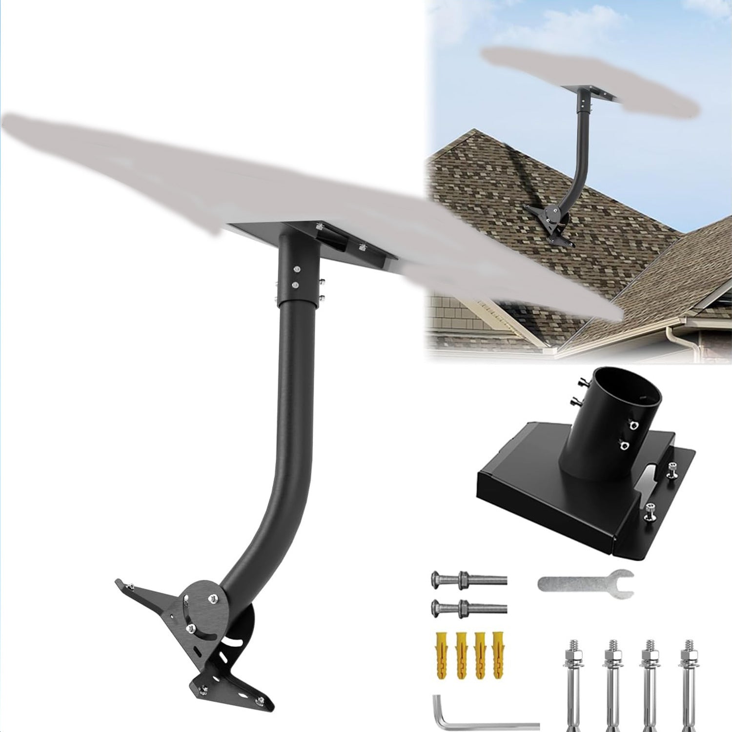 Adjustable Roof Wall Mount Kit V4 for Starlink Gen3 - OrbiMars