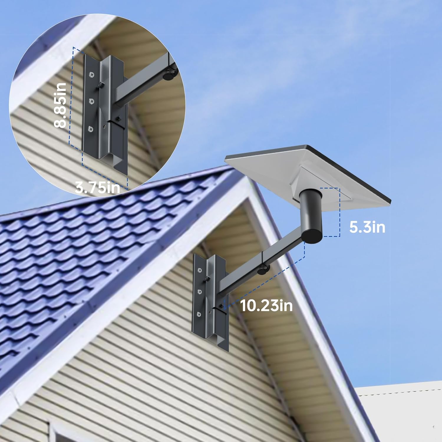 Adjustable Starlink Mini Roof Mount Kit With Adapter - OrbiMars