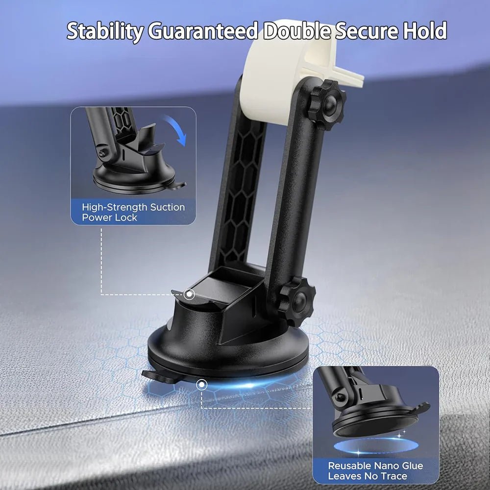 Adjustable Starlink Mini Suction Cup Mount for Dashboard & Windshield - OrbiMars