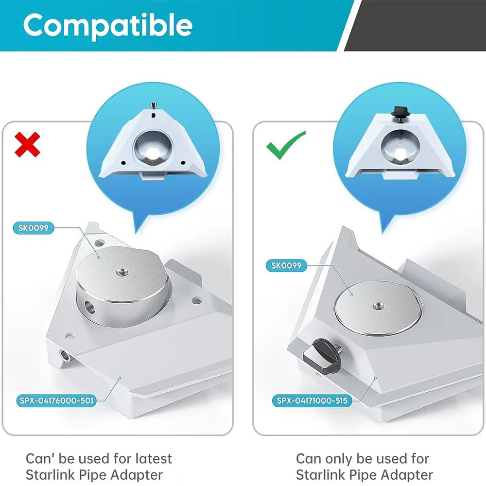 Adjustable Starlink Mini Wall Mount Kit for Dish | Orbimars - OrbiMars