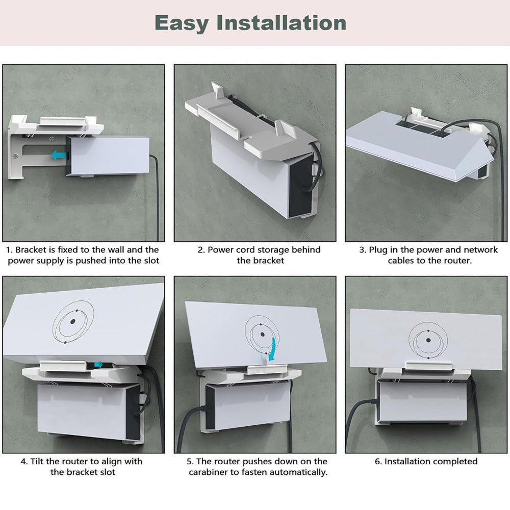 All - in - One Router & Power Supply Wall Mount Kit for Starlink Gen 3 - OrbiMars