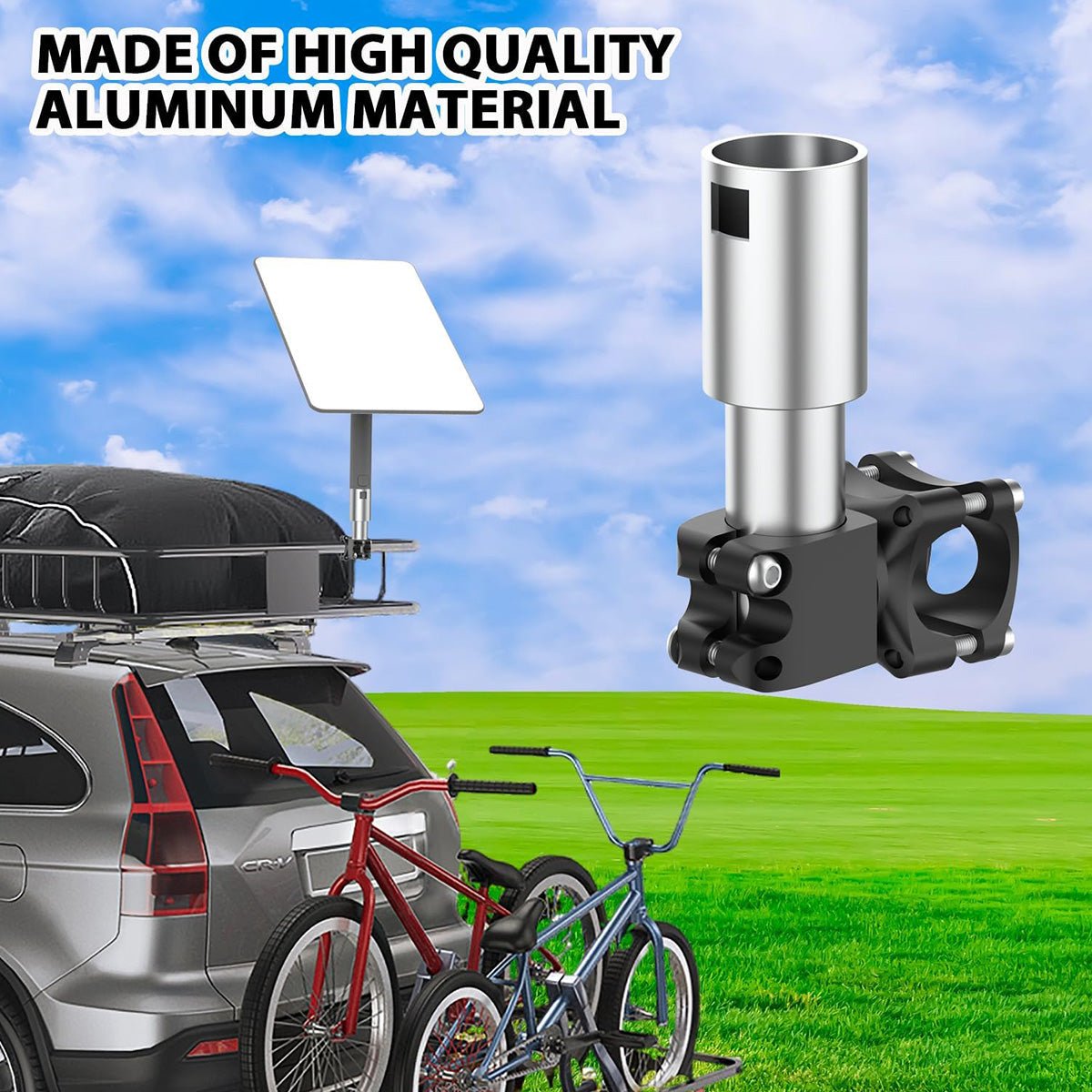Alloy Starlink Mount with Pipe Adapter for Starlink Gen 2 - OrbiMars