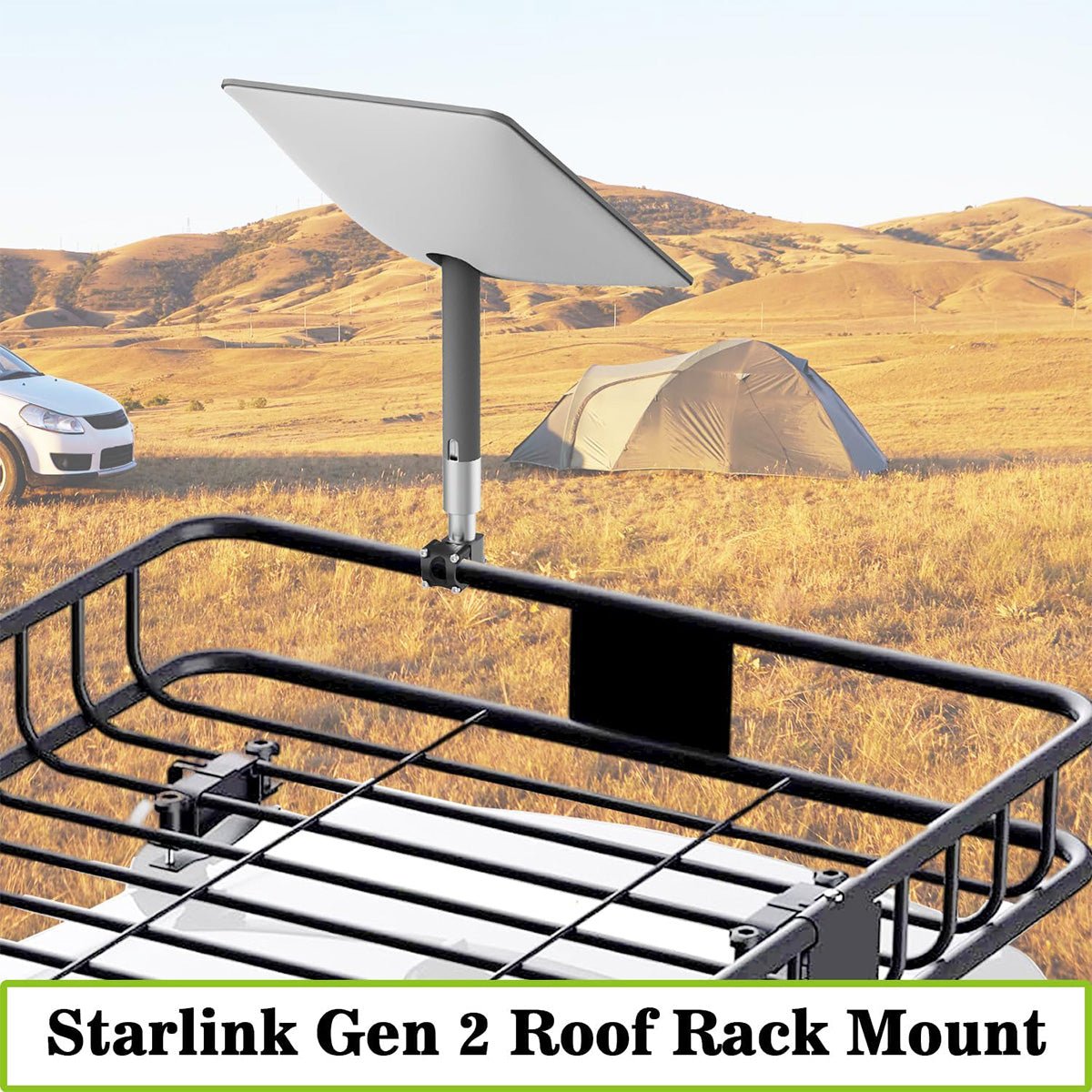 Alloy Starlink Mount with Pipe Adapter for Starlink Gen 2 - OrbiMars