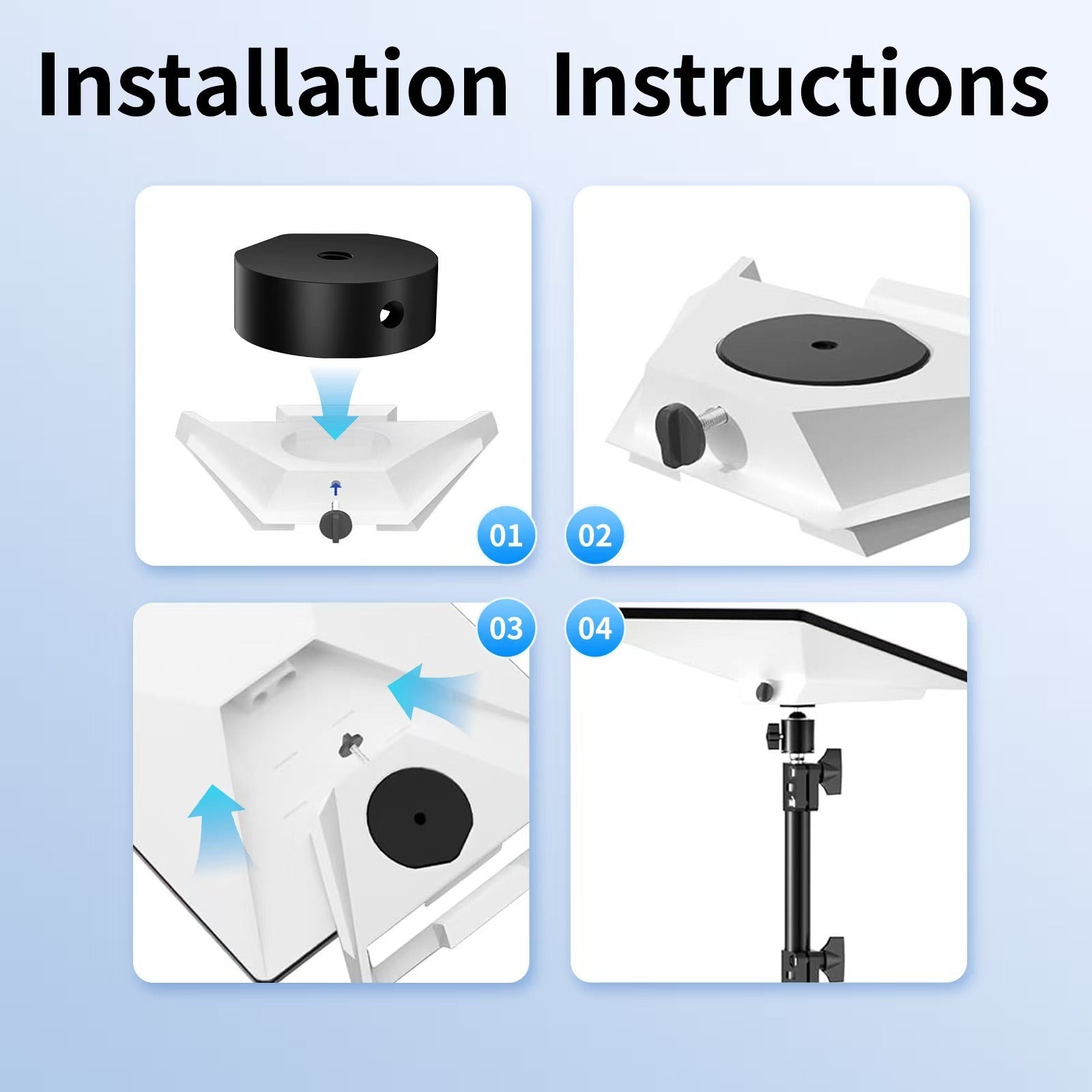 Aluminum Alloy Tripod Ball Head Adapter for Starlink Mini4 - OrbiMars