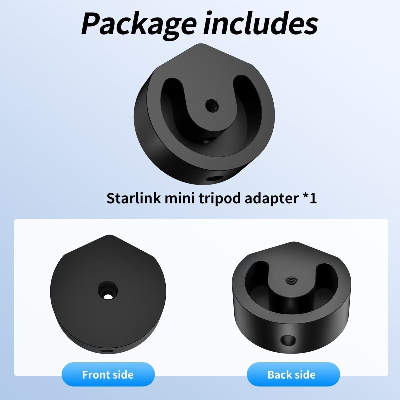 Aluminum Alloy Tripod Ball Head Adapter for Starlink Mini4 - OrbiMars