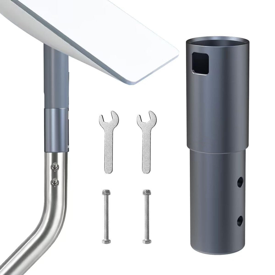 Aluminum Pipe Mount Adapter for Starlink Gen 2 Dish - OrbiMars