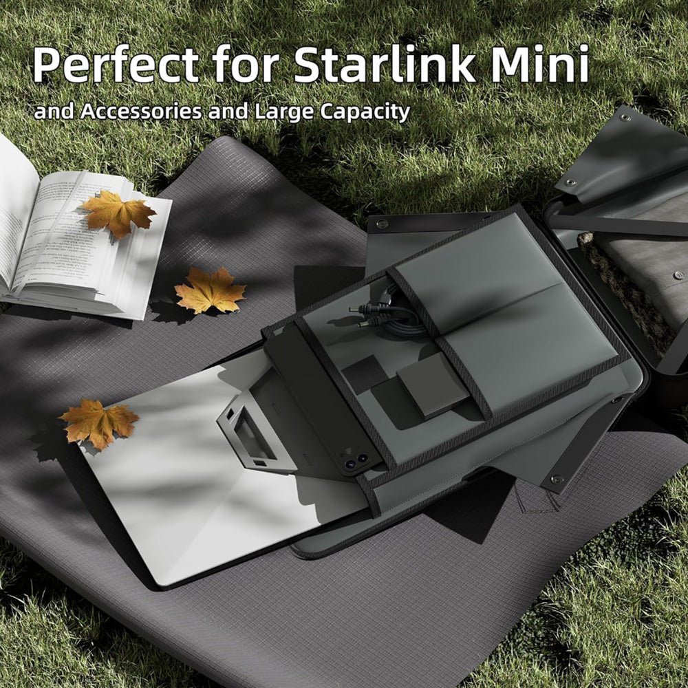 Anti - theft Travel Bag with Charging Port Access for Starlink Mini - OrbiMars