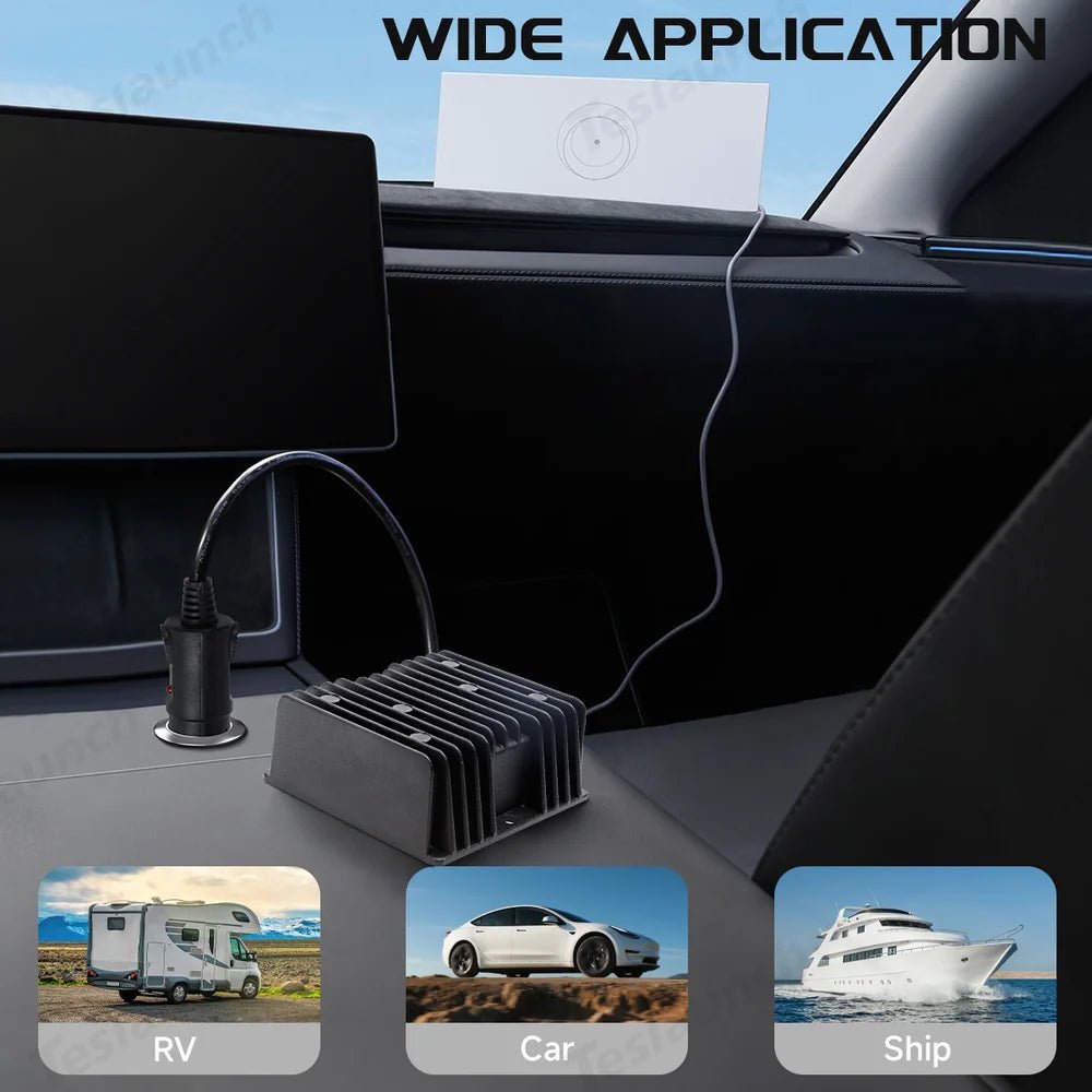 Car Charger 12V/24V to 57V Power Adapter with DC Plug for Starlink Gen 3 - OrbiMars
