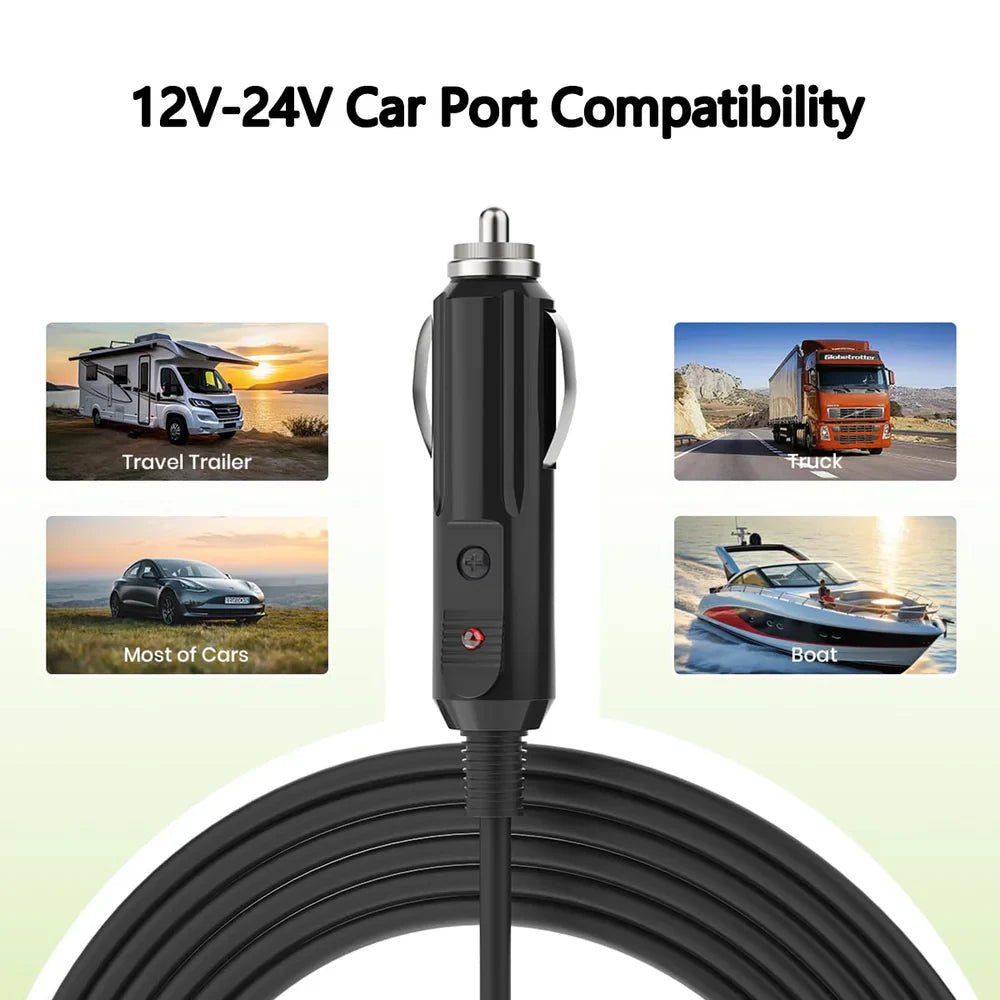 Car Charger to DC Starlink Cable with Switch for Mini - OrbiMars
