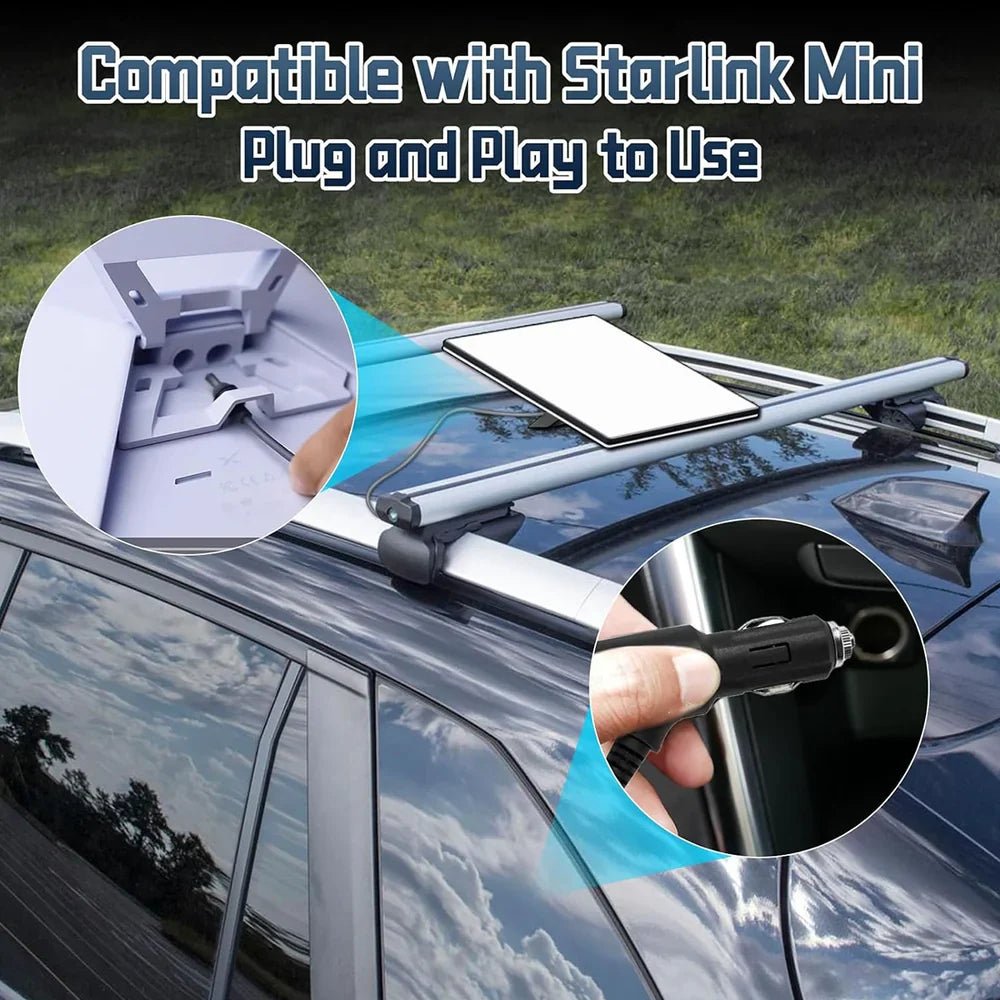 Car Cigarette Lighter DC Power Cable with Switch for Starlink Mini - OrbiMars