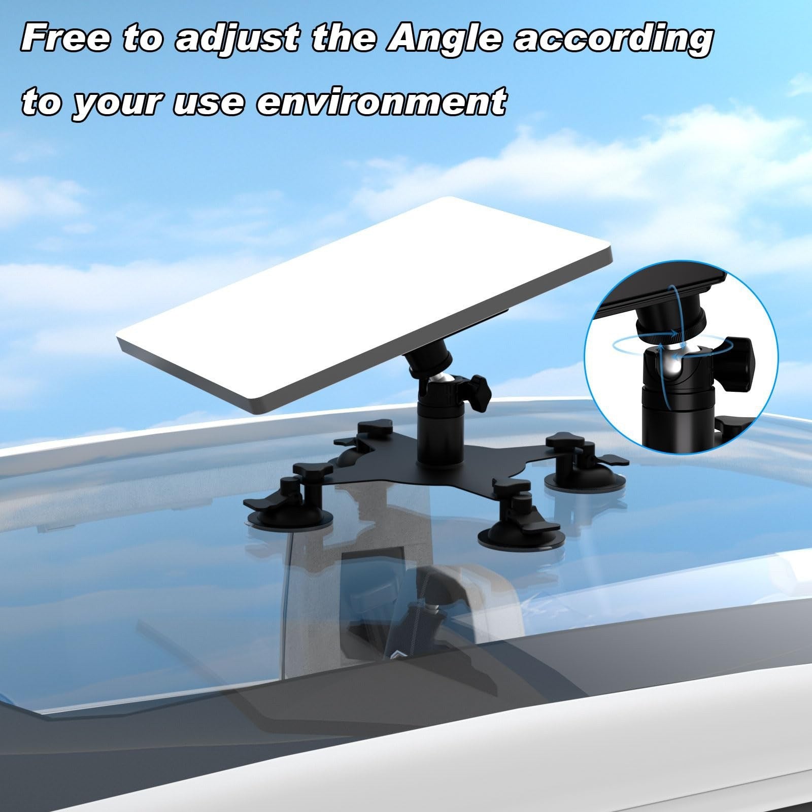 Car Roof Suction Cup Mount for Starlink Mini - OrbiMars