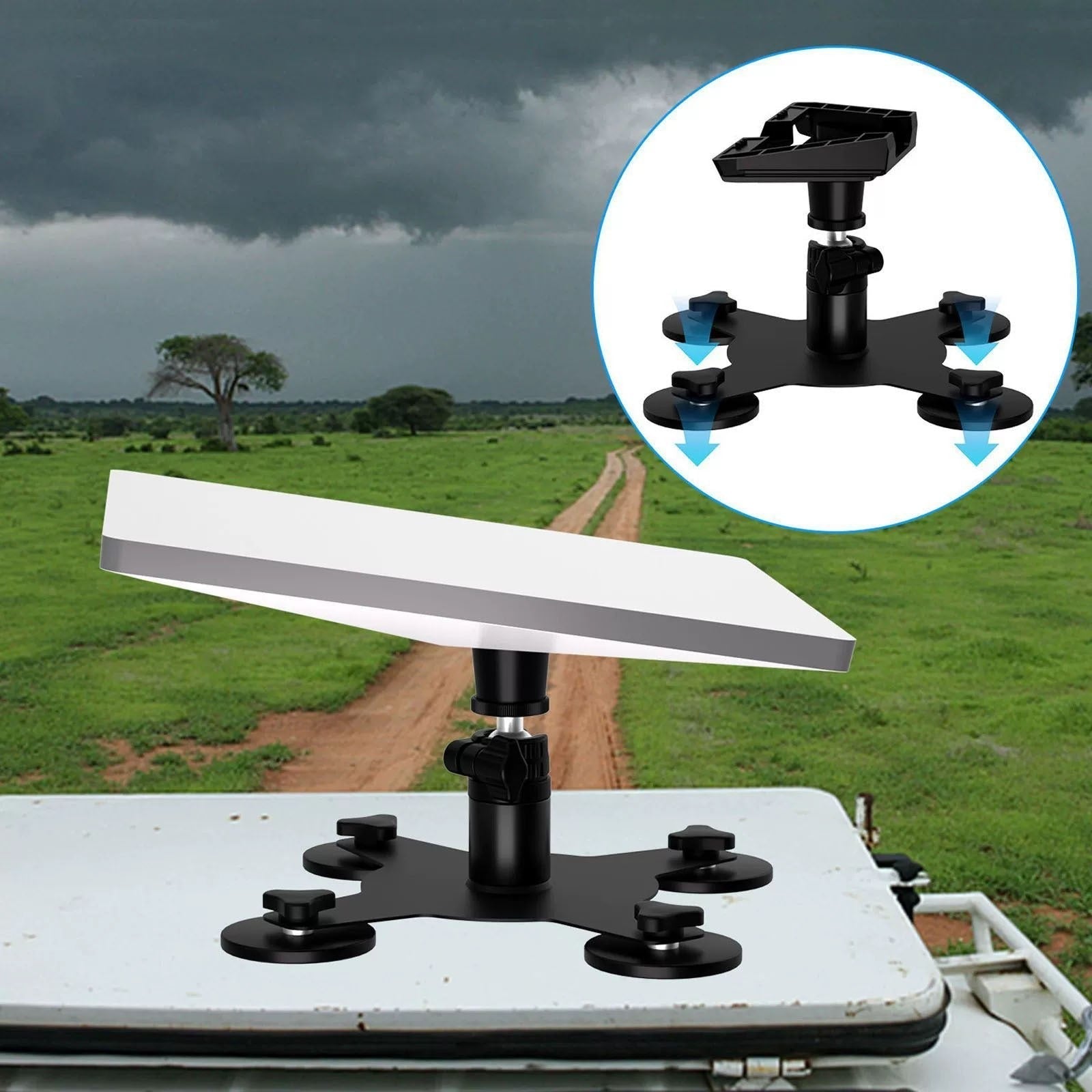 Car Roof Suction Cup Mount for Starlink Mini - OrbiMars