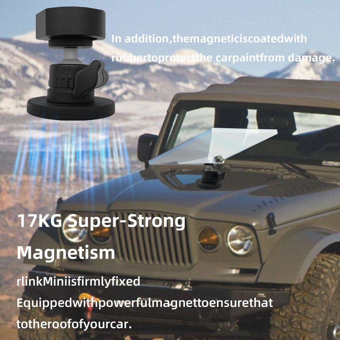 Car Suction Cup Mount for Starlink Mini - OrbiMars