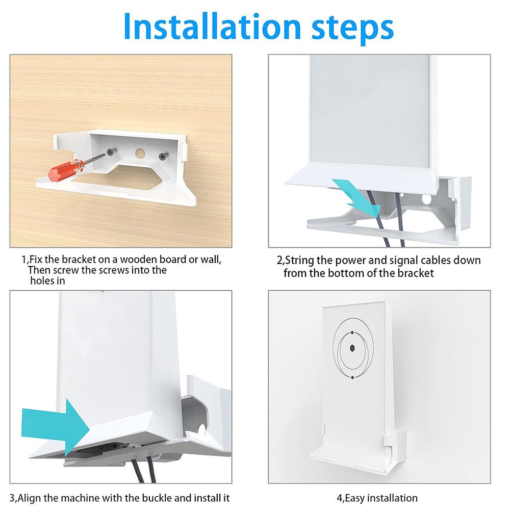 Durable ABS Wall Mount for Starlink Gen 2 Router - OrbiMars