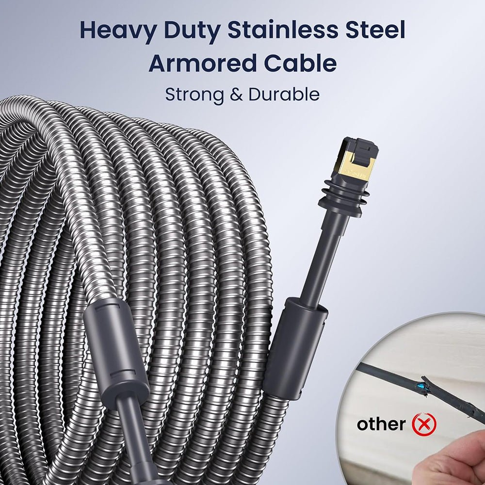 Heavy - Duty Chew - Proof Armored Cable for Starlink Gen 3/Mini - OrbiMars