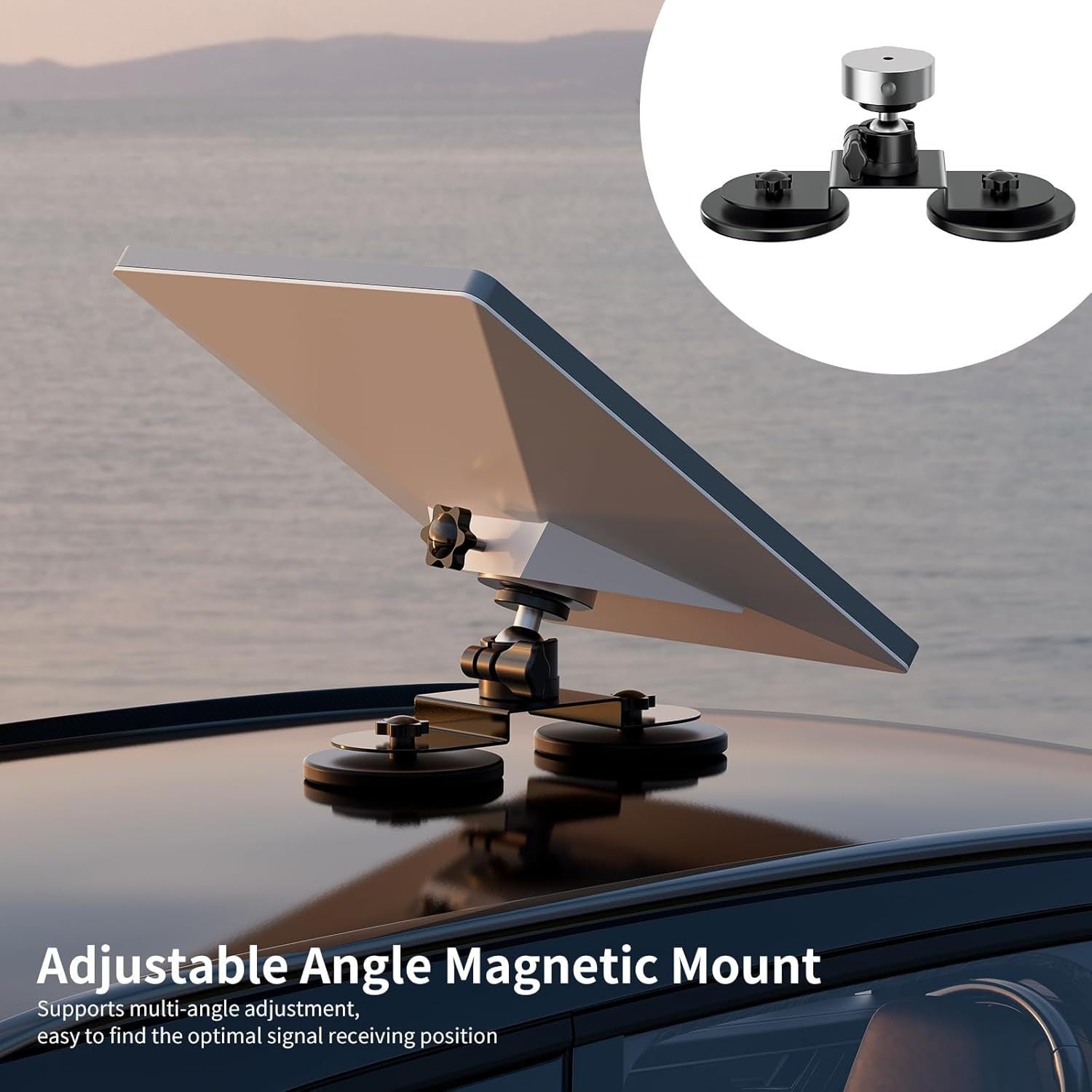 Magnetic Adjustable Mount for Starlink Mini - OrbiMars
