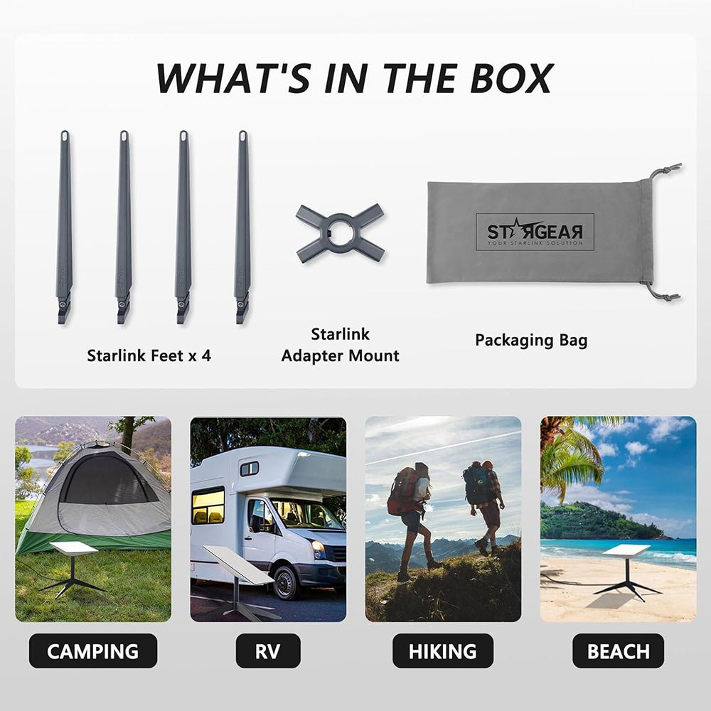 Magnetic Detachable Ground Mount for Starlink Gen 2 Dish - OrbiMars