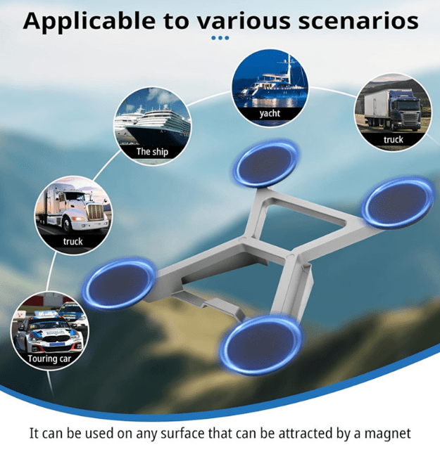 Magnetic Starlink Mini Car Roof Mount | Quick Release for RV & Van - OrbiMars