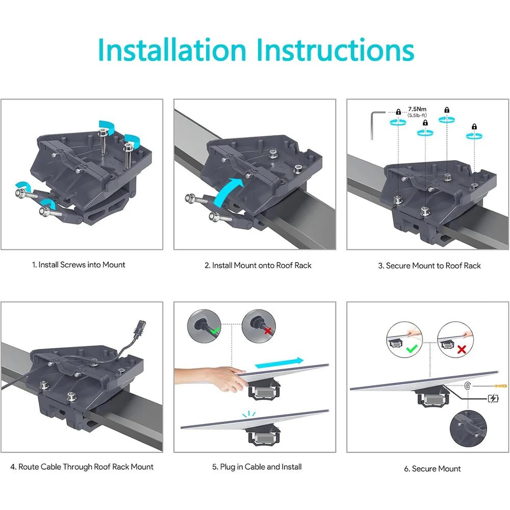 Roof Rack Mount for Starlink Gen 3 and Enterprise Dish - OrbiMars