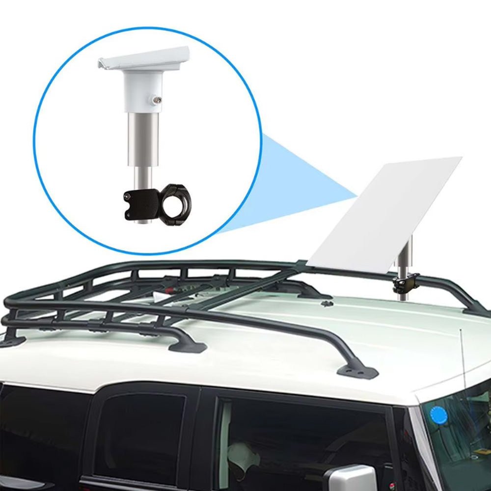 Round Tube Roof Rack Mount Kit for Starlink Gen 3 - Fits All Cars - OrbiMars