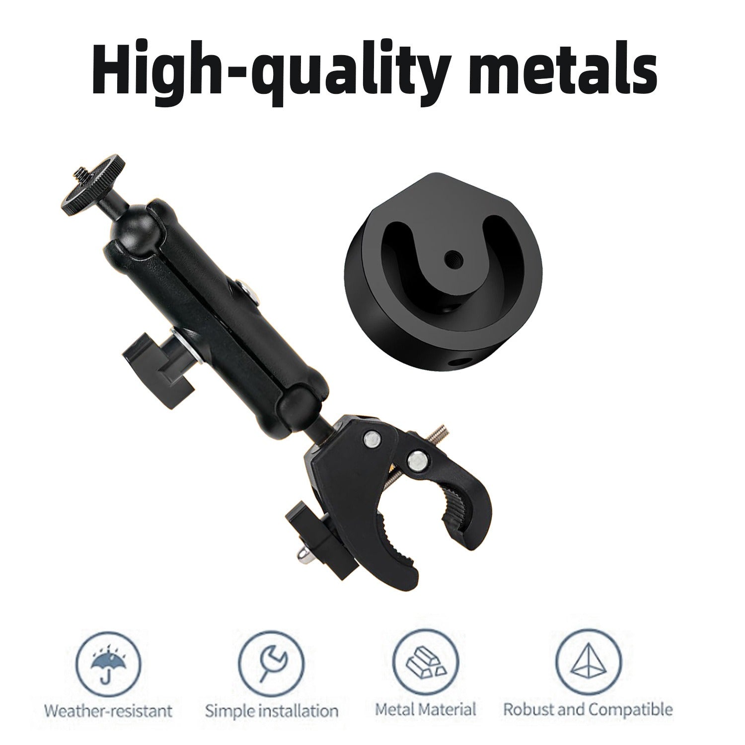 RV Heavy - Duty Clamp Mount for Starlink Mini - OrbiMars