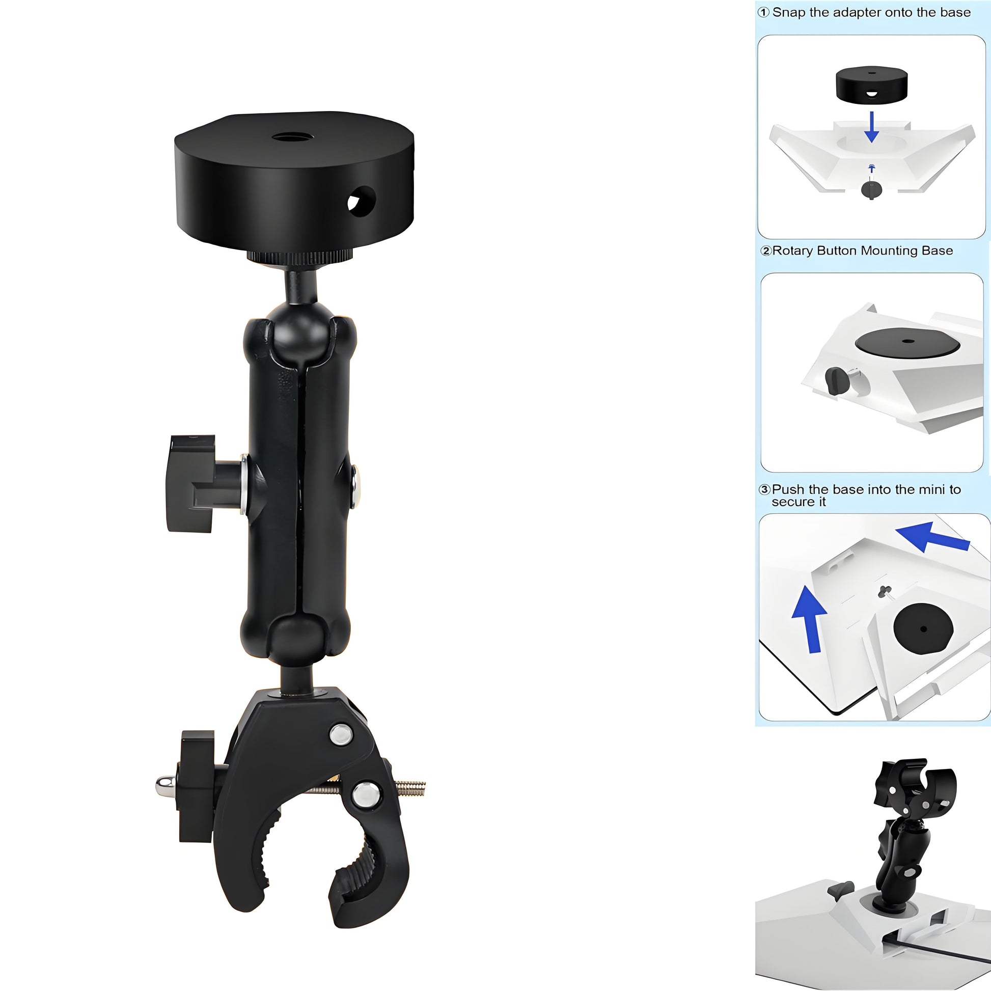 RV Heavy - Duty Clamp Mount for Starlink Mini - OrbiMars