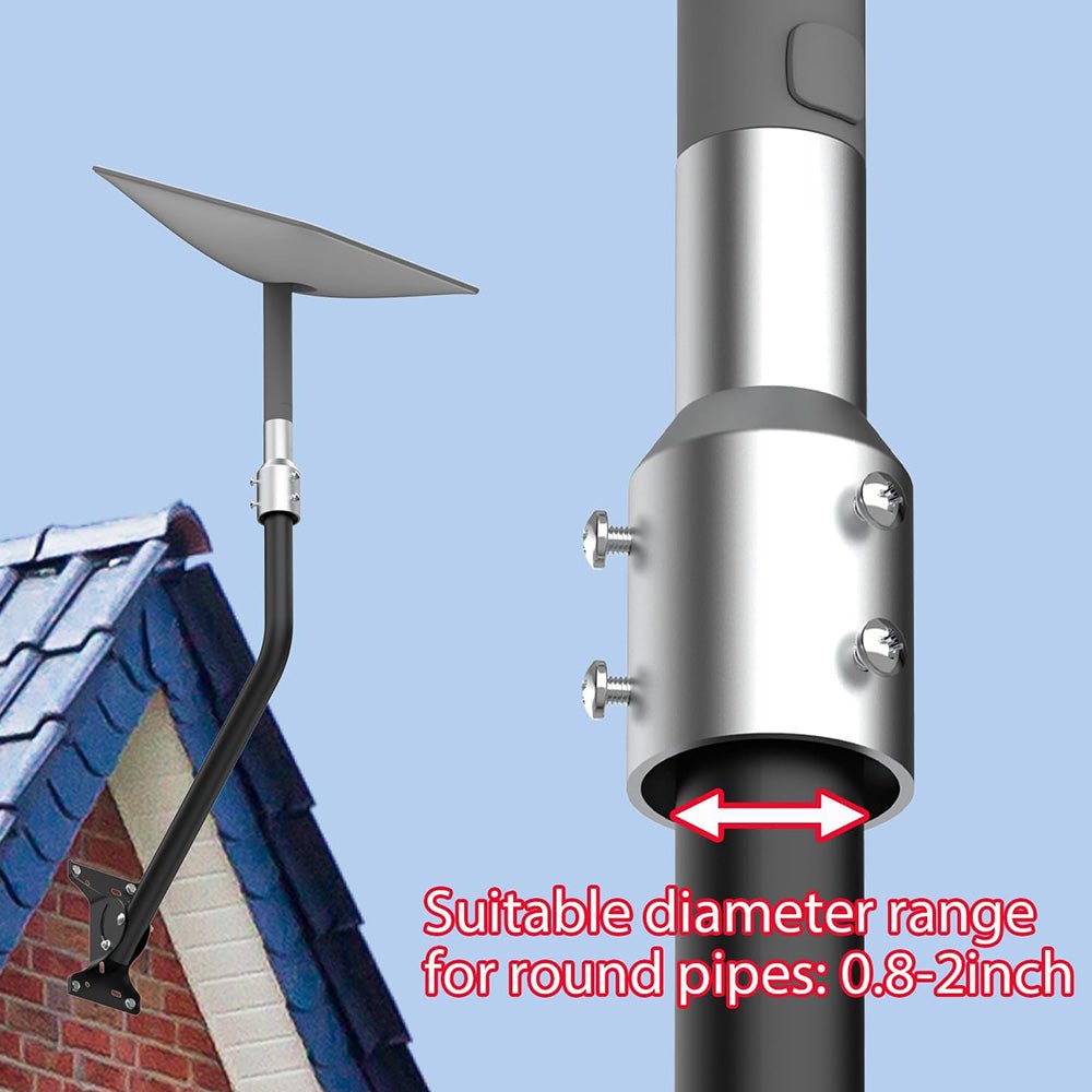 Snap Adjustable Pipe Adapter for Starlink Gen 2 - OrbiMars