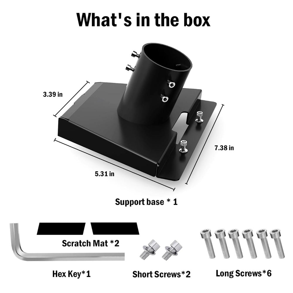Stainless Steel Bracket Mount Adapter for Starlink Gen 3 - OrbiMars