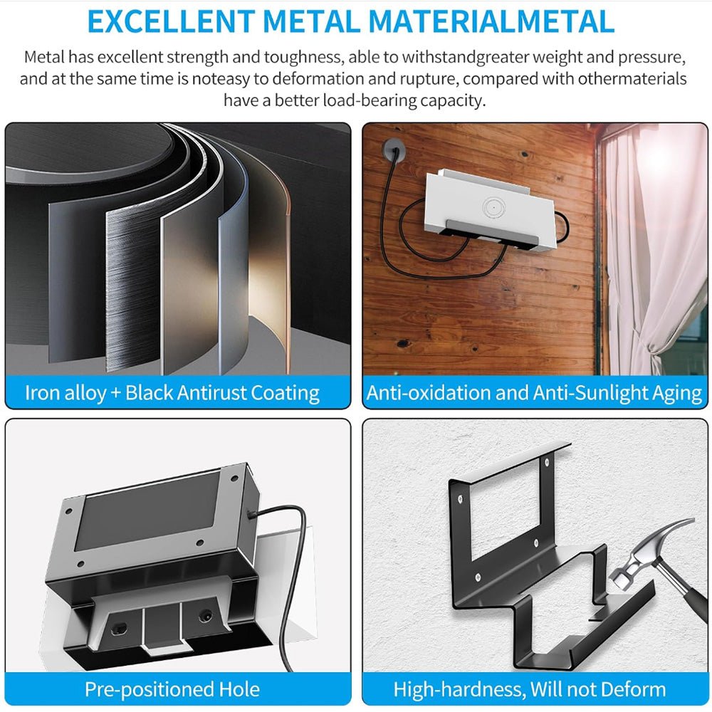Starlink Gen 3 Router Mount | All - in - One Metal Wall Mount Kit - OrbiMars
