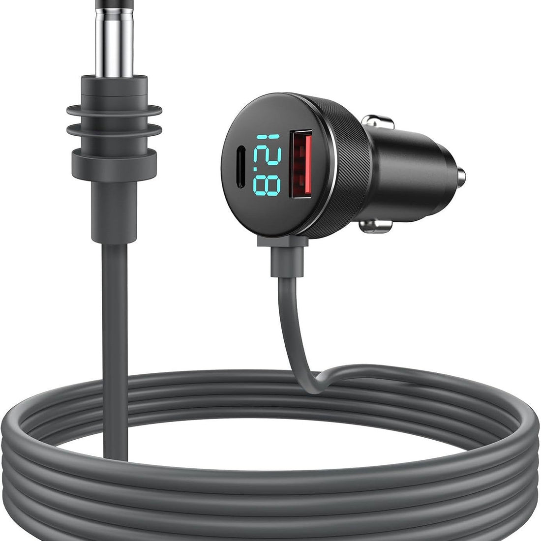 Starlink Mini Car Charger with Digital Display | 100W Type - C Power Cord - OrbiMars