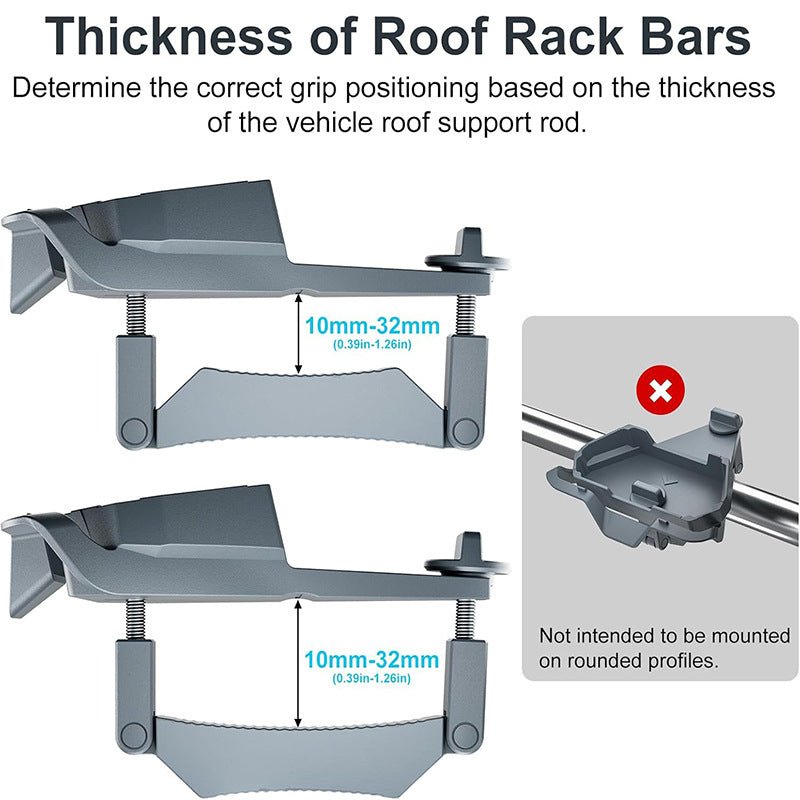 Starlink Mini Car Mount | Anti - Theft Roof Rack Adapter for RVs & Vans - OrbiMars