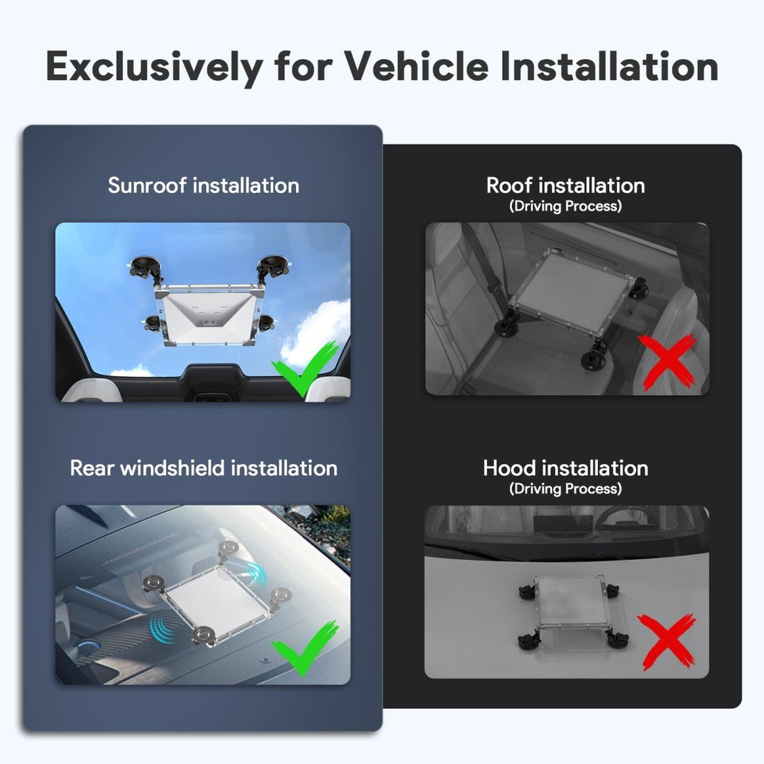 Starlink Mini Car Mount | Weatherproof Mount with Protective Cover - OrbiMars