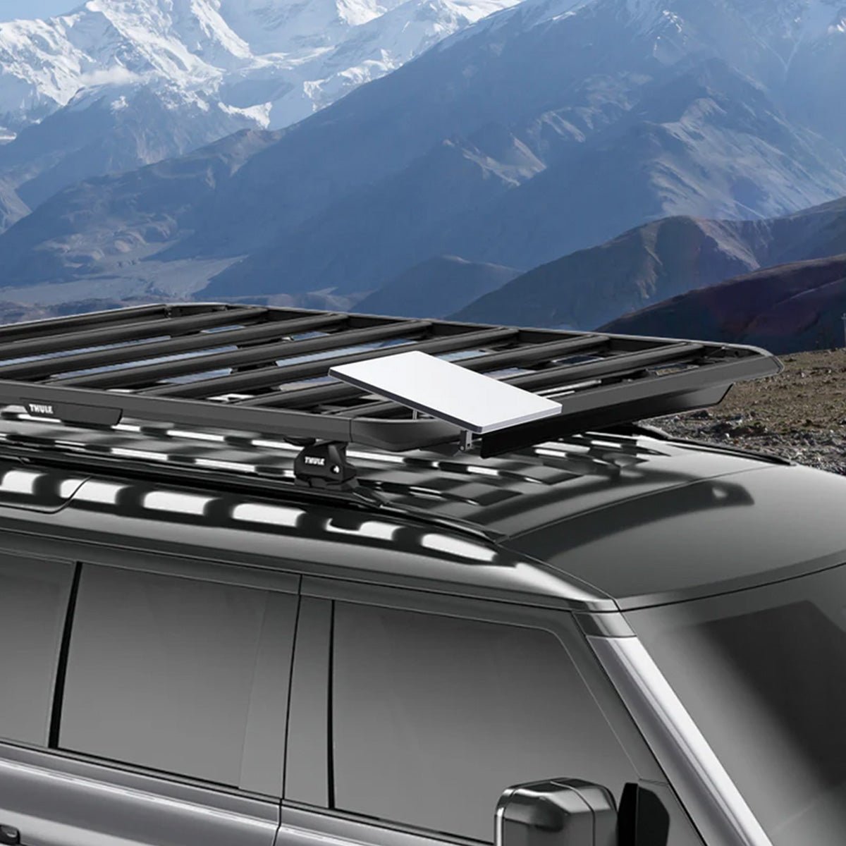 Mini Square Rack Starlink Mini Pole Mount for Square Roof Racks | Orbimars – OrbiMars