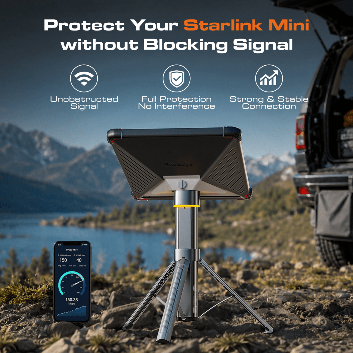 Starlink Mini R-Foot Armor Case | RovEdge - OrbiMars889887182395