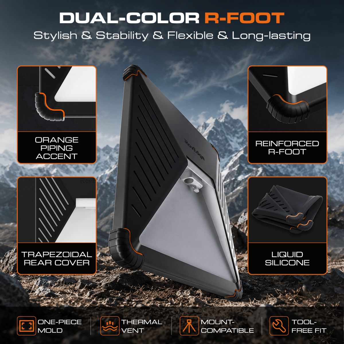 Starlink Mini R-Foot Armor Case | RovEdge - OrbiMars889887182395