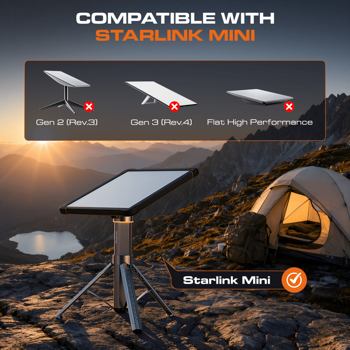 Starlink Mini R-Foot Armor Case | RovEdge - OrbiMars889887182395