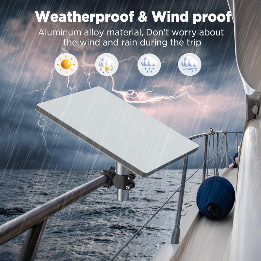 Starlink Mini Roof Rack Mount for Round Tubes | Secure & Weatherproof - OrbiMars