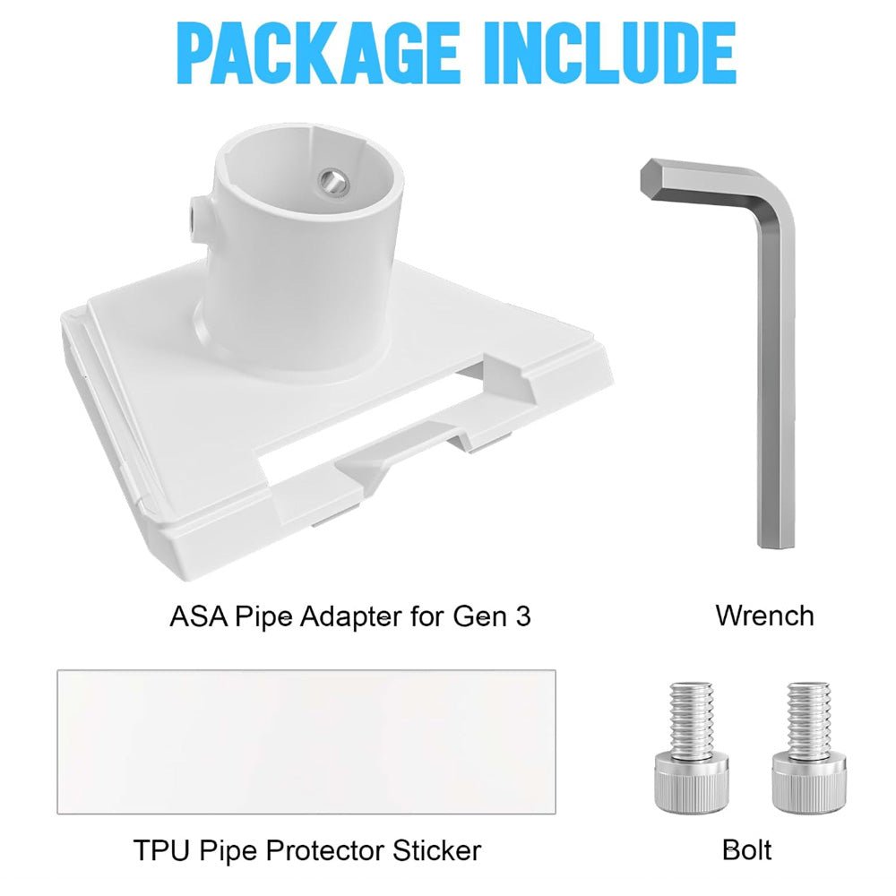 Starlink Pole Mount Adapter for Gen 3 Dish | Durable Pipe Mount Kit - OrbiMars